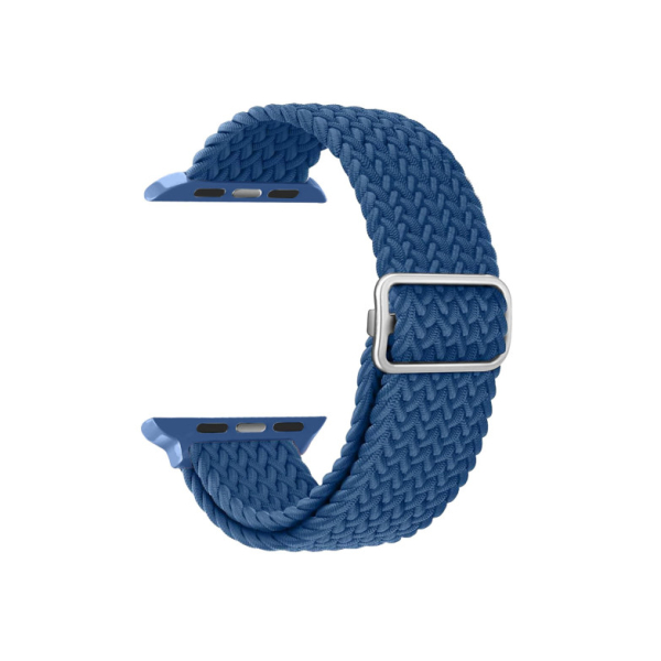 Ksix NYLON BAND FOR APPLE WATCH 4 / 5 / 6 / 7 / SE (42 / 44 / 45 MM) blue Ksix NYLON BAND FOR APPLE WATCH 4 / 5 / 6 / 7 / SE (42 / 44 / 45 MM) blue - Image 1