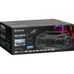 DEFENDER PORTABLE BLUETOOTH SPEAKER BEATBOX 50 black BT/FM/USB/TF/AUX/Light - Image 2