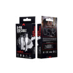 MAXLIFE USB TO LIGHTNING DATA CABLE 1m 3A white - Image 2