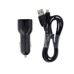 MAXLIFE CAR CHARGER MXCC-01 2.1A + DATA CABLE LIGHTNING black