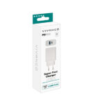 VIVANCO TRAVEL CHARGER 2 PORTS 20W PD 3.0 QC 3.0 white - Image 2