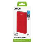 SBS POWERBANK 10000 mAh 2 PORTS 2.1A red - Image 2