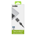 SBS TYPE C TO USB ADAPTER black - Image 2