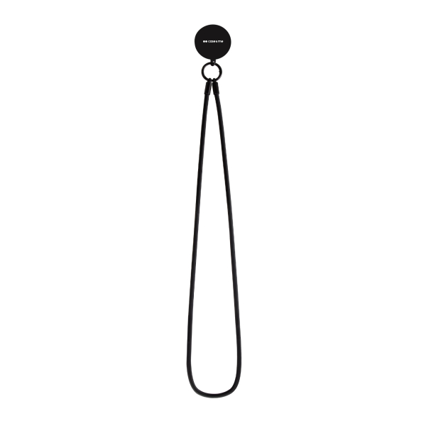 SBS SILICONE NECKLACE LANYARD FOR SMARTPHONES black SBS SILICONE NECKLACE LANYARD FOR SMARTPHONES black - Image 1