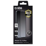 SBS FULL TEMPERED GLASS IPHONE 13 / 13 PRO / 14 / 16E black - Image 2