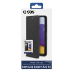 SBS WALLET LITE BOOK CASE SAMSUNG A22 5G black - Image 2
