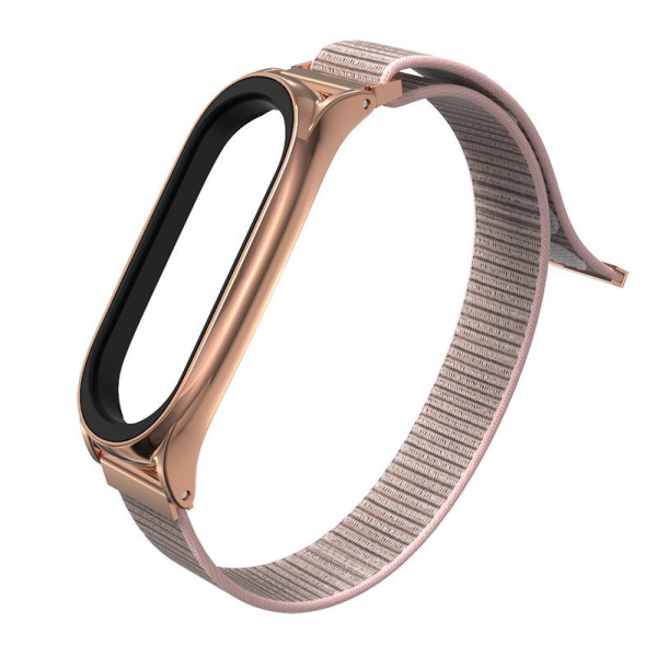 TECH-PROTECT REPLACMENT BAND NYLON FOR XIAOMI MI SMART BAND 5 / 6 / 6 NFC rose gold TECH-PROTECT REPLACMENT BAND NYLON FOR XIAOMI MI SMART BAND 5 / 6 / 6 NFC rose gold - Image 1