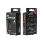 MAXLIFE CAR CHARGER MXCC-01 2.1A + DATA CABLE LIGHTNING black - Image 2