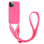 VIVANCO NECKLACE COVER IPHONE 12 PRO MAX pink backcover