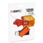 ΣΤΙΚΑΚΙ ΜΝΗΜΗΣ EMTEC 128GB USB 2.0 C352 BRICK orange - Image 2