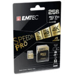 Memory Card microSD EMTEC USH-I U3 SPEEDIN PRO A1 256GB CLASS 10 - Image 2