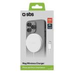 SBS WIRELESS CHARGER MAG 15W white - Image 2
