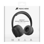 SBS MUSIC HERO SKIDUP WIRELESS HEADPHONE black - Image 2
