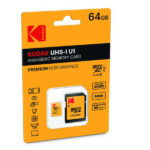 Memory Card microSD KODAK UHS-I U1 PREMIUM PERFORMANCE 64GB CLASS 10 with adapter  V10 A1 - Image 2