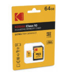 Memory Card microSD KODAK EXTRA PERFORMANCE 64GB CLASS 10 with adapter - Image 2