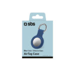 SBS AIRTAG SILICONE CASE KEY RING blue - Image 2