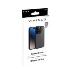 VIVANCO FROSTED COVER CAMERA PROTECTION IPHONE 15 PRO semi transparent/black backcover - Image 2