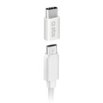 SBS MICRO USB TO TYPE C ADAPTER white