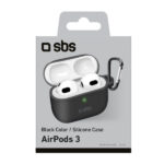 SBS SILICONE CASE AIRPODS 3 black - Image 2