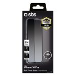 SBS FULL TEMPERED GLASS IPHONE 14 PRO black - Image 2