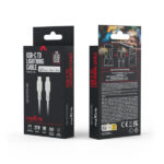 MAXLIFE TYPE C TO LIGHTNING MFI DATA CABLE 27W 1m white - Image 2