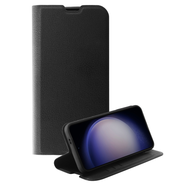 VIVANCO PREMIUM WALLET BOOK CASE SAMSUNG S24 black VIVANCO PREMIUM WALLET BOOK CASE SAMSUNG S24 black - Image 1