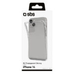 SBS 0.3 SKINNY TPU IPHONE 13 / 14 transparent backcover - Image 2