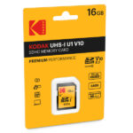 Memory Card microSD KODAK UHS-I U1 PREMIUM PERFORMANCE 16GB CLASS 10 with adapter  V10 A1 - Image 2