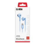 SBS HANDSFREE STEREO EARSET TYPE C CONNECTOR STUDIO MIX 65C blue - Image 2