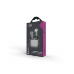 Ksix WIRELESS METEOR METALLIC CASE TWS ENC silver - Image 2