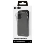 SBS 0.3 SKINNY TPU IPHONE 12 PRO MAX transparent backcover - Image 2