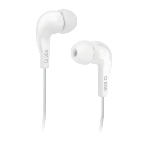 SBS HANDSFREE STEREO EARSET 3.5 JACK STUDIO MIX 10 white SBS HANDSFREE STEREO EARSET 3.5 JACK STUDIO MIX 10 white - Image 1