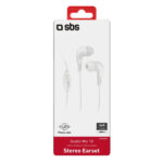 SBS HANDSFREE STEREO EARSET 3.5 JACK STUDIO MIX 10 white - Image 2
