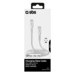 SBS DATA CABLE MFI TYPE C to LIGHTNING 2m white - Image 2