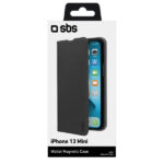 SBS WALLET LITE BOOK CASE IPHONE 13 MINI black - Image 2