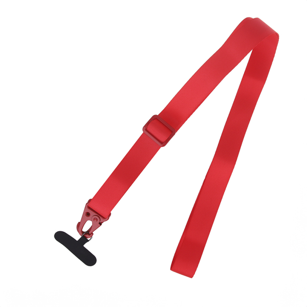 UNIVERSAL NECK ADJUSTABLE PHONE STRAP red UNIVERSAL NECK ADJUSTABLE PHONE STRAP red - Image 1