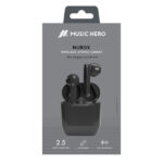 SBS MUSIC HERO WIRELESS EARPHONES TWS NUBOX black - Image 2
