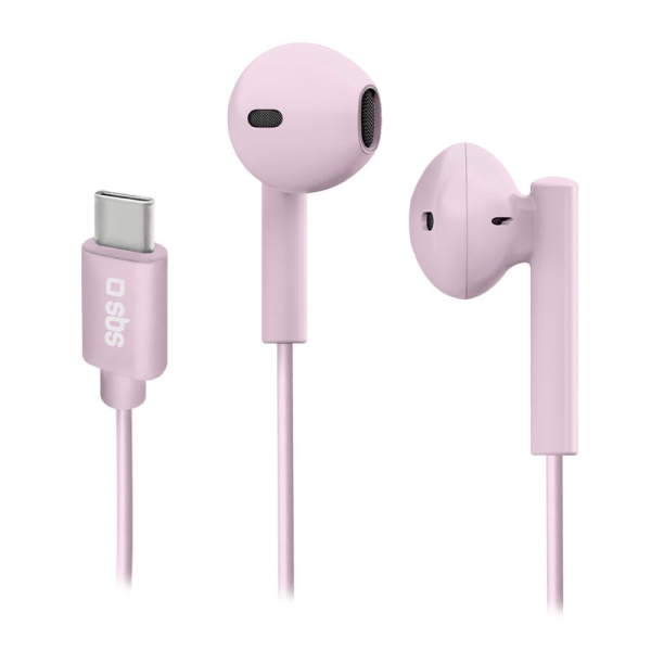 SBS HANDSFREE STEREO EARSET TYPE C CONNECTOR STUDIO MIX 65C pink SBS HANDSFREE STEREO EARSET TYPE C CONNECTOR STUDIO MIX 65C pink - Image 1