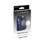 VIVANCO MAG CLASSIC COVER IPHONE 13 PRO MAX blue backcover - Image 2