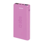 SBS POWERBANK 10000 mAh 2 PORTS 2.1A pink