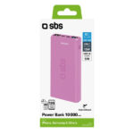 SBS POWERBANK 10000 mAh 2 PORTS 2.1A pink - Image 2