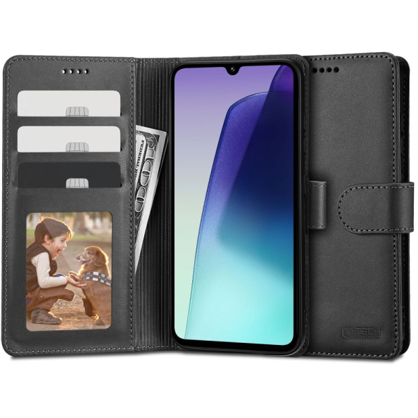 TECH-PROTECT WALLET BOOK CASE XIAOMI REDMI 15 4G / REDMI 15 5G black TECH-PROTECT WALLET BOOK CASE XIAOMI REDMI 15 4G / REDMI 15 5G black - Image 1