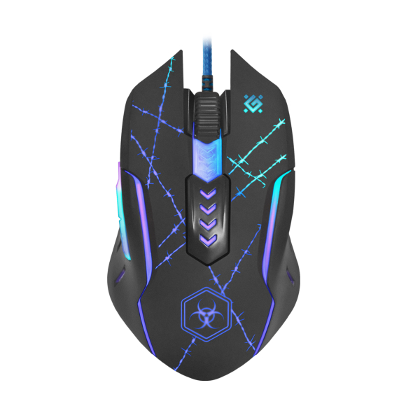 DEFENDER GM-020L FORCED WIRED GAMING OPTICAL MOUSE 3200dpi 6 BUTTONS DEFENDER GM-020L FORCED WIRED GAMING OPTICAL MOUSE 3200dpi 6 BUTTONS - Image 1