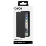 SBS WALLET LITE BOOK CASE IPHONE 13 / 14 black - Image 2