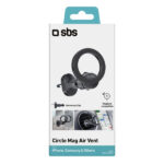 SBS CAR HOLDER MAGSAFE COMPATIBLE FOR AIRVENT black - Image 2