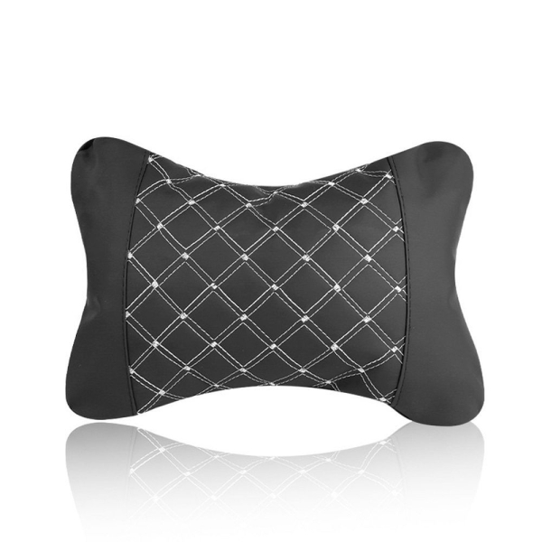 CAR HEADREST PILLOW black white CAR HEADREST PILLOW black white - Image 1