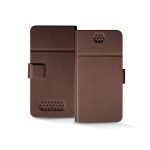 SBS UNIVERSAL BOOK WALLET 158X78mm brown