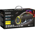 DEFENDER PORTABLE BLUETOOTH SPEAKER BEATBOX 100 black BT/FM/USB/TF/AUX/Light - Image 2