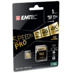 Memory Card microSD EMTEC USH-I U3 SPEEDIN PRO A2 1TB CLASS 10 - Image 2