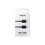 ORIGINAL SAMSUNG DATA CABLE TYPE C TO TYPE C 1m black - Image 2